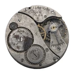 Elgin Size Pocket Watch Movement Usa Parts Repair 21593038 - Lot 212. Fixed Price $19.95.