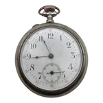 Vintage Swiss Solid Silver Pocket Watch, 50MM, Good Balance, Hallmarked - Lot. Fixed Price $125.00.