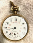 Antique Langendorf Pocket Watch Patent 47194 Swiss Movement #21388. Fixed Price $150.00.