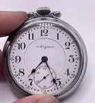 Elgin Veritas 1903 Size 18 Railroad Grade Pocket Watch Running. Fixed Price $698.98.