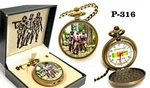 Vietnam War Pocket Watch Three Soldiers Statue Tribute Veteran Gift Boxed P-316. Fixed Price $19.99.