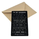 Grandpa Pocket Hug Sentimental Wallet Card Gift Of Love, Memory From Grandkids. Fixed Price $11.99.