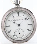 Elgin Gr. 116, 18S B.w. Raymond, Baystate Imperial Coin Pocket Watch, Runs (jc). Fixed Price $399.95.