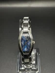 Fossil ES2285 Chrome Tone Women Watch Blue Dial 110908 Modern Stainless Steel. Fixed Price $34.00.