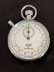 Heuer Trackmate Mechanical Stopwatch W/ Box & Warranty Card Swiss Made. Fixed Price $130.26.