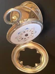 Antique Geneve Swiss Cylindre 10 Rubis Pocket Watch Enamel Floral Bird Victorian. Fixed Price $245.00.