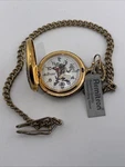 Vintage Acme Armitron Tasmanian Devil Railroad Crossing Pocket Watch With Chain!. Fixed Price $39.88.