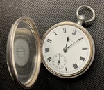 C.1882 Waltham Sterling Silver Model 1877 Size. Fixed Price $475.00.