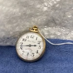 1886 Trans Pacific 21 Jewels Pocket Watch Yellow Gold White Dial. Fixed Price $178.68.