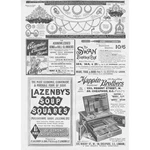 Victorian Adverts, Jewellers, Columbia Bikes, Lazenby Soup - Antique Print 1898. Fixed Price $18.94.