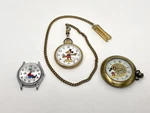 Vintage Lorus Disney Pocket Watches Goofy V516-6A00 Mickey Y131-0010 Read Desc. Fixed Price $69.99.