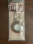 Vintage Loop-it Clip On Watch Nos Sealed Leather Look Keychain Pocket Belt. Fixed Price $24.69.
