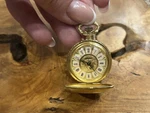 Fashion Time/chateau Gold Tone Women's Pocket Watch Working. Swiss 1 J. Fixed Price $25.00.