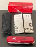 Wenger Red Translucent Microlite Ptc Swiss Army Pocket Knife New In Box. Fixed Price $50.00.