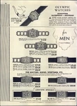 1935 Paper Ad Olympic Men's Wrist Watch 17 Jewel Doctor Nurse Lafayette. Fixed Price $25.99.