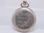 Wwi 1914-1918 Us Sergent's Medical Cyma Pocket Watch Inscribed Engraved Swiss. Fixed Price $250.00.