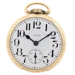 Antique 16S 1919 Elgin 23J Veritas Mechanical Railroad Class Pocket Watch 453. Fixed Price $1017.00.