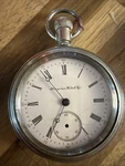 Hampden Watch Co., Canton, Ohio 1901, 17JEWEL, 16 Size Pocket. Fixed Price $129.99.