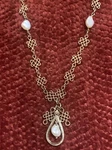 Antique Victorian Vermeil Baby Tooth Pearl Necklace Excellent Condition. Fixed Price $99.99.