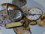 Rare Vintage 1890 Waltham "home Watch Co." 16S 7J Kw/ks Sterling Pocket. Fixed Price $384.52.