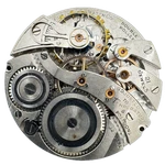 Vintage 16S 1929 Burlington Railroad Limited Approval Pocket Watch Movement Usa. Fixed Price $73.45.