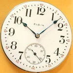 UT8 16S Runs! Elgin Strand 3 Finger Hunting Case Pocket Watch Movement 17J Adj. Fixed Price $85.00.