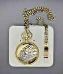 Embassy By Gruen Locomotive Pocket Watch New. Fixed Price $18.69.