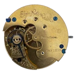 Antique 8S 1886 Elgin 11 Jewels Mechanical Hunter Pocket Watch Movement 94 Usa. Fixed Price $45.20.
