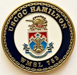 Us Coast Guard Cutter Hamilton WMSL-753 Ships Challenge Coin. Fixed Price $18.75.