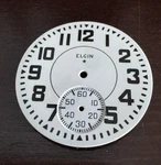 Vintage 16 Size Elgin Railroad Pocket Watch Porcelain Dial. Fixed Price $40.00.