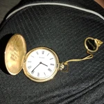 Bulova Gold Plated Swiss Pocket Watch 17J 10S Engraved Working 1970'S. Fixed Price $89.95.
