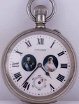 Antique Imperial Russ Officer's Award Longines Pocket Watch Automaton Dial. Fixed Price $1737.17.