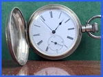 Beautiful 1879 Antique Silver J. Robert 16S Hunter Case Key Pocket Watch 2FIX. Fixed Price $275.00.