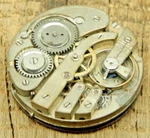 Antique Vintage Pocket Watch Movement Unbranded 3 Finger Bridge 42.2MM 19L. Fixed Price $34.00.