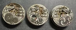 3 Elgin 16S 17J Adjusted Finger Bridge Pocket Watch Movement Lot. Fixed Price $90.00.