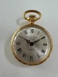 North Star Gold Filled Hand Winding Pocket Watch, Anguenot Freres, France, 31MM. Fixed Price $100.00.