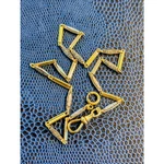 Antique Art Deco Simmons 14" Ornate Link Two Tone Gold Filled Pocket Watch Chain. Fixed Price $350.00.