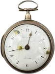 Antique Rose & Son Pair Case Key Wind Fusee Pocket Watch Sterling Silver. Fixed Price $299.45.