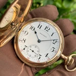 1907 Waltham Crescent St. 16S 21 Jewels Hunting Case Pocket Watch - Scarce. Fixed Price $949.05.