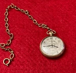 Elgin #30723097 Pocket Watch 17 Jewels Gold Filled 20 Years Case W/ Chain. Fixed Price $195.00.