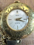 Vintage Herodia Necklace Watch Womens Gold Tone 17 Jewels Incabloc Swiss. Fixed Price $85.45.
