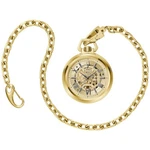 Bulova Men's Pocket Watch Sutton Automatic Gold Tone Semi-skeleton Dial 97A178. Fixed Price $292.75.