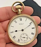 Antique Waltham Usa Gold Plated Pocket Watch With Star Dennison Case, Working. Fixed Price $268.06.