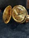 Vintage Eastman 17J Swiss Pocket Watch Incabloc Hunter Case Running Gold Tone. Fixed Price $59.50.