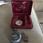 Vintage Working Westclox Hunting Scene Wind Up Pocket Watch The Kentuckian. Fixed Price $49.95.