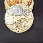 1913 Longines 19.25 Pocket Watch Movement Balance Intact For Part Repair. Fixed Price $55.00.