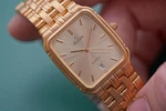Vintage Elgin Quartz Tank Watch Gold Tone Date Bracelet New Battery Runs. Fixed Price $144.96.