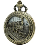 Sewor Japan Quartz Movement Pocket Watch With Double Chain (metal & Leather) .... Fixed Price $25.16.