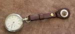 1900 Elgin Sidewinder Size 18 Pocket Watch & Gold Medal Flour Fob Runs Good. Fixed Price $149.99.