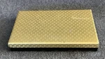 Vtg Swiss Precision Craftsmanship Jewelers Gold Metal Presentation Jewelry Box. Fixed Price $18.00.